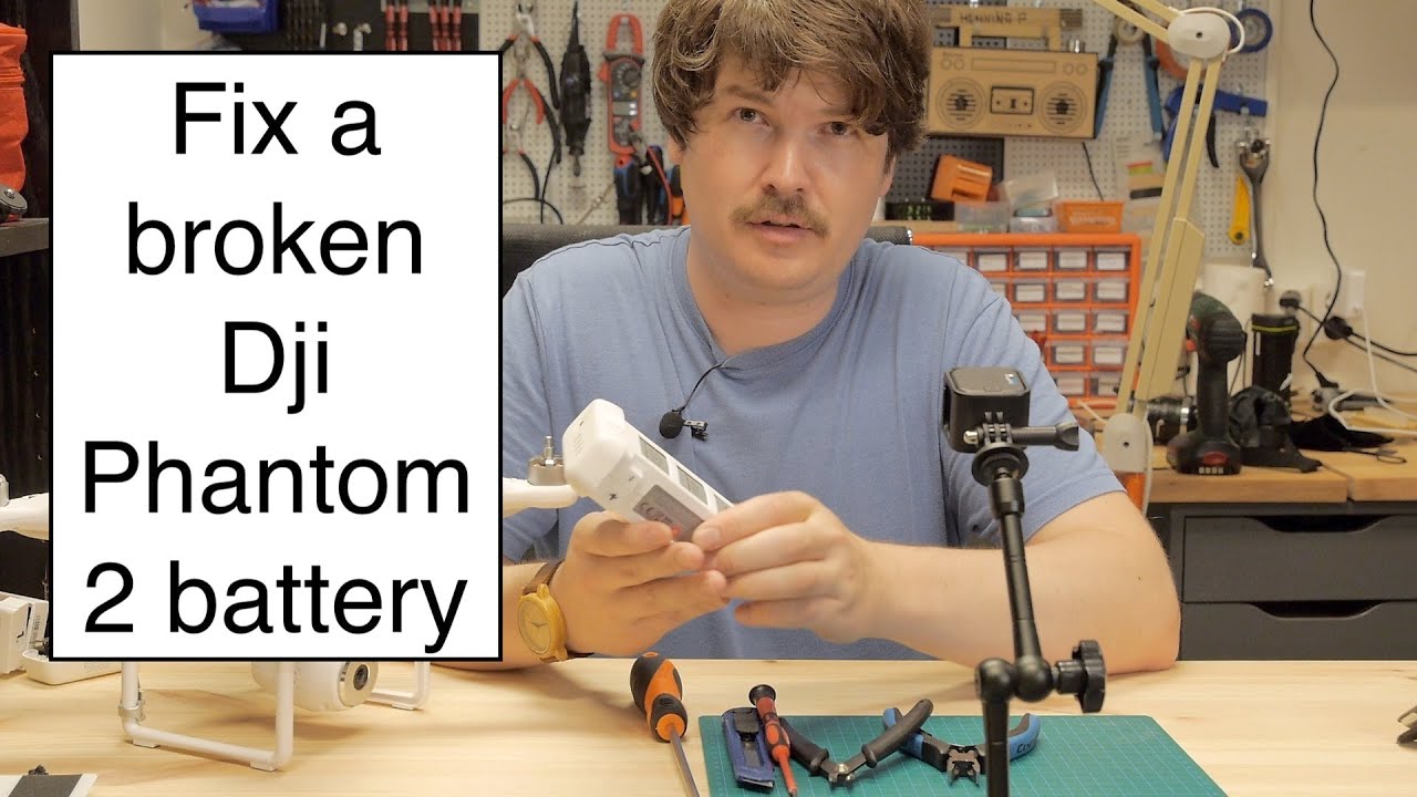 Fix a broken DJI Phantom 2 or 3 battery for cheap