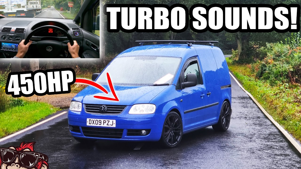БЫСТРЕЕ, ЧЕМ ТЫ ДУМАЕШЬ! 450-сильный VW CADDY 2.0 TFSI SWAP, вид с улицы