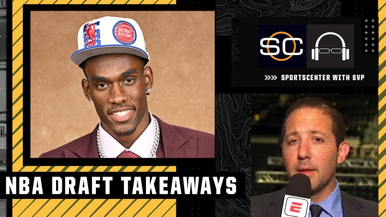 'HOME RUN!' - Jonathan Givony loves Pistons' draft night decisions | SC with SVP