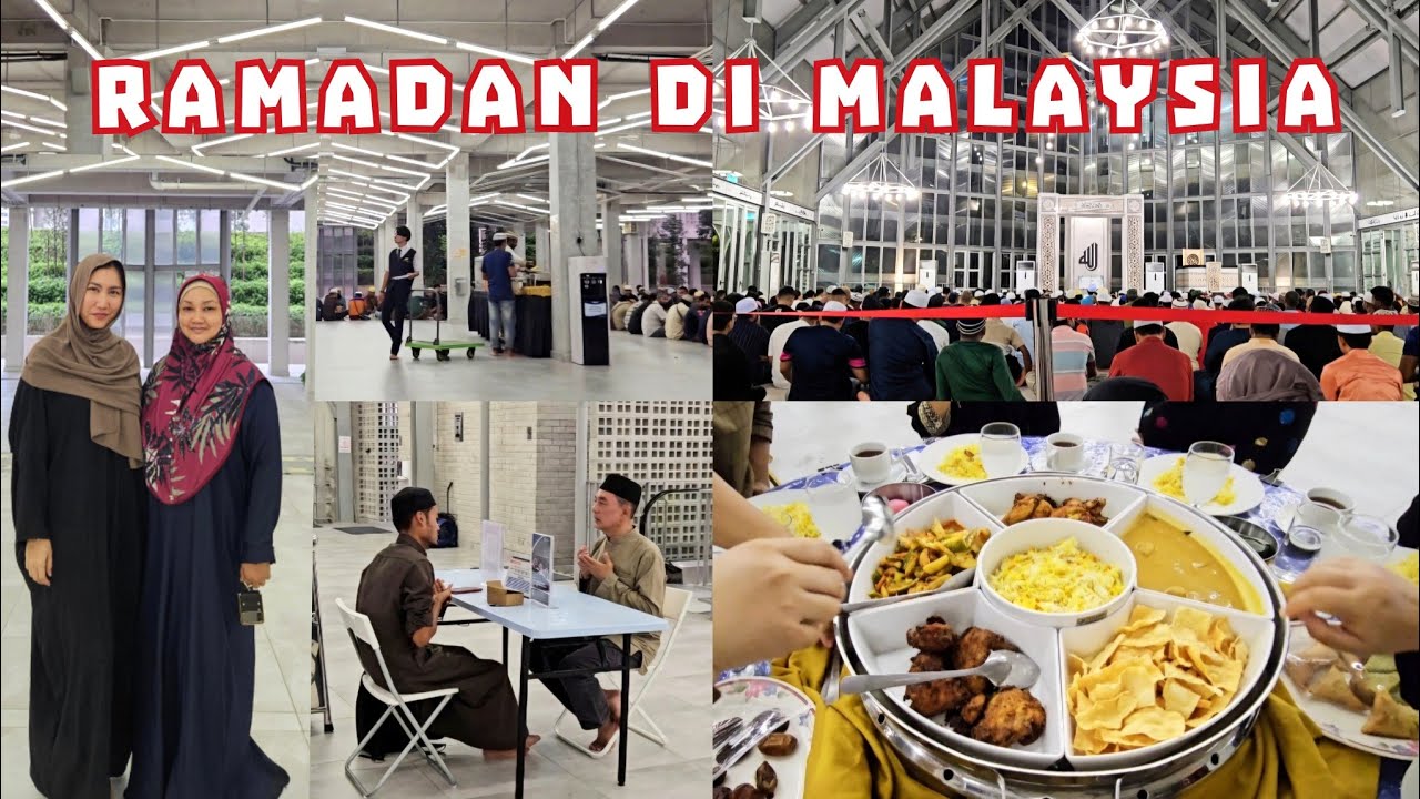 Keindahan Bulan RAMADAN di MALAYSIA Makan Di Masjid GRATIS Dari Sahur Sampai Berbuka Puasa
