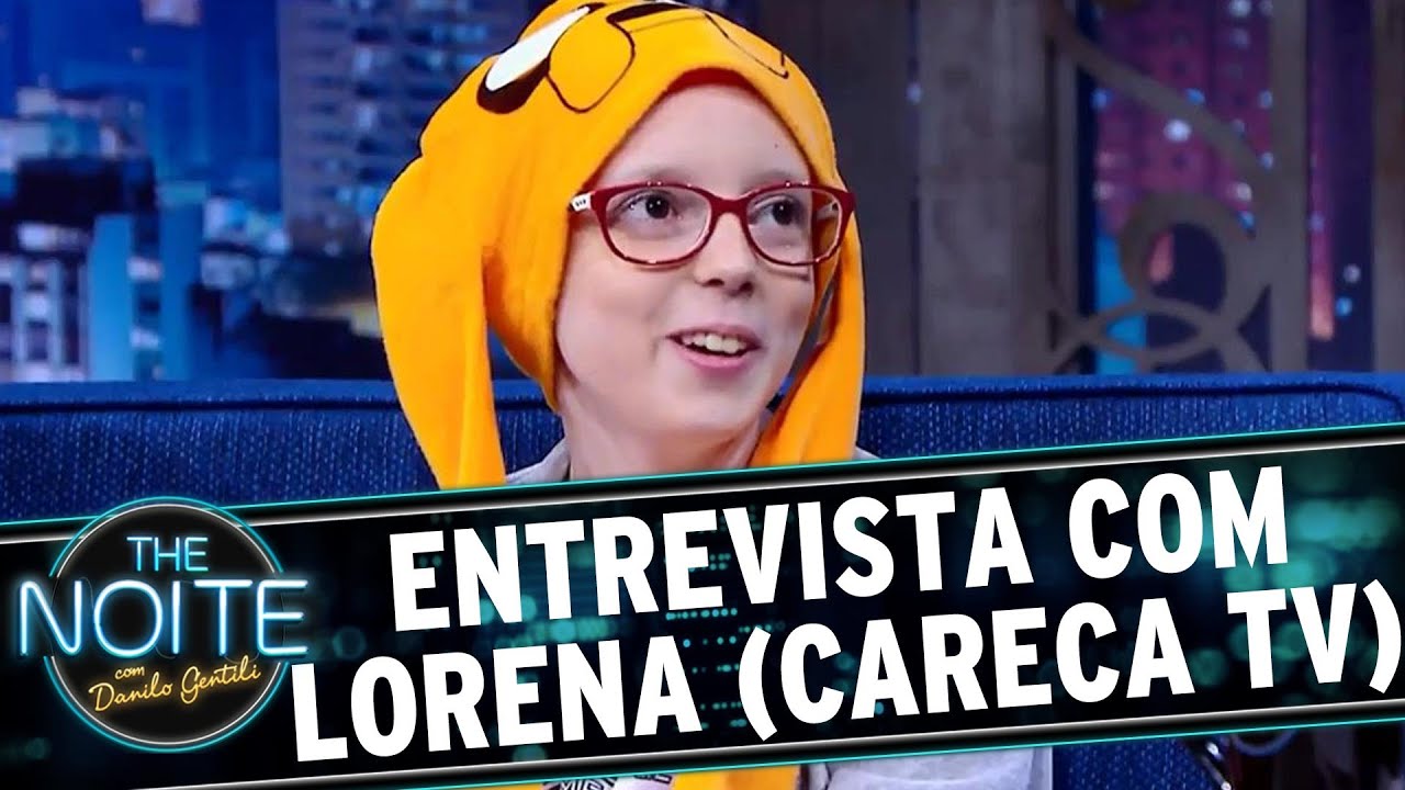 The Noite (28/07/16) - Entrevista com Lorena Reginato (Careca TV)