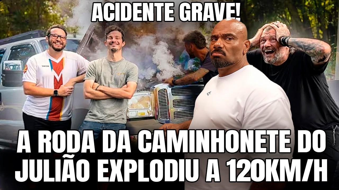 GRAVE! A RODA DO JULIÃO EXPLODIU EM ALTA VELOCIDADE E O PIOR ACONTECEU??