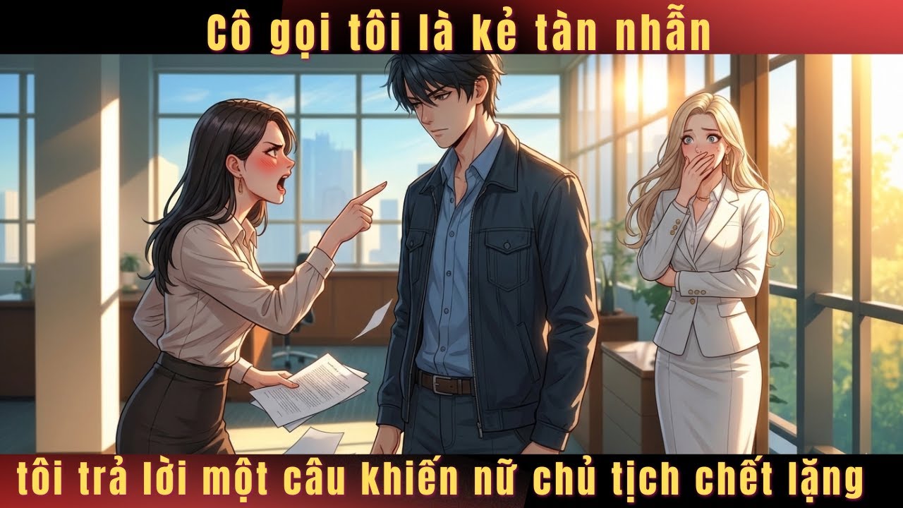 Cô gọi tôi là kẻ tàn nhẫn, tôi trả lời một câu khiến nữ chủ tịch chết lặng