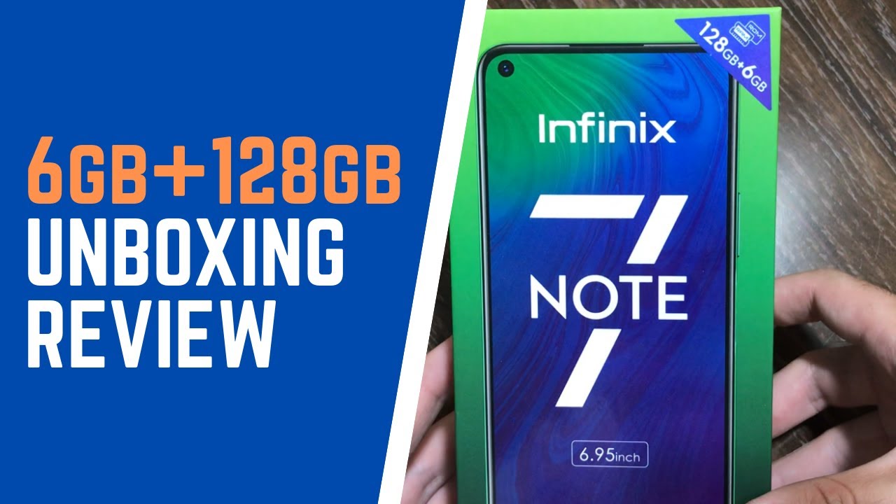 Infinix note 7 unboxing and review