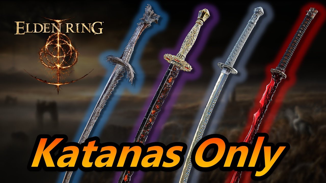 Elden Ring - All Katanas vs NG+7 Bosses (No Damage)