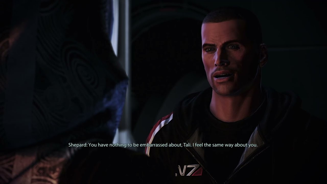 Tali Awkwardly Flirting With Shepard | Mass Effect Legendary Edition