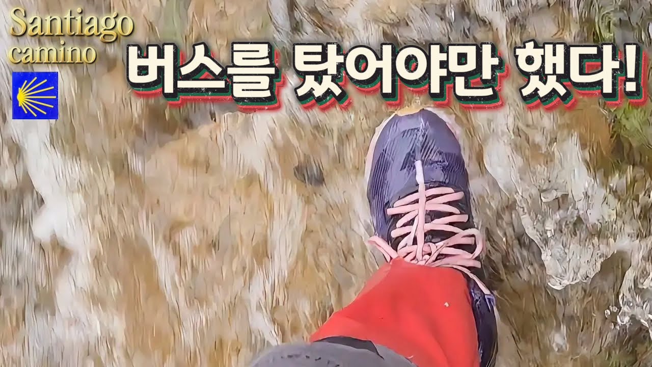 50대 나홀로 순례길🇪🇦 Ep.33-35 포르투마린-아르수아/비바람 폭우 속 급류 위 걷기/아르수아까지 주절주절/알베르게 저녁디져트 삶은 밤