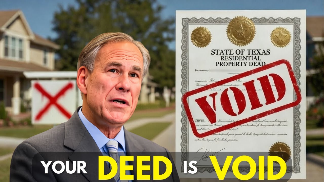 Governor Greg Abbott LOSES: Property Deed Declared VOID – "It's Not Yours!"