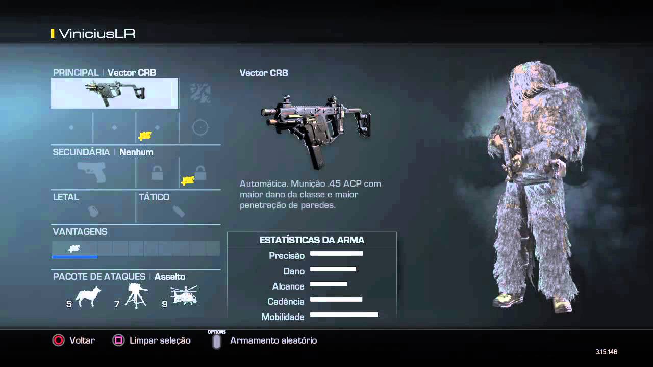 Call of Duty Ghosts Melhores Armas