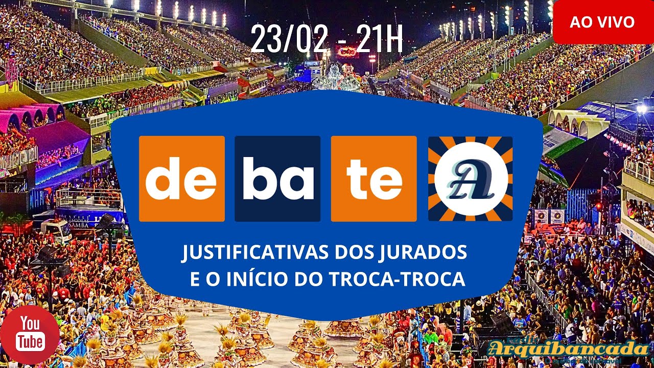 AO VIVO - Debate Arquibancada - 23/02/2026 - As justificativas dos jurados e o início do troca-troca