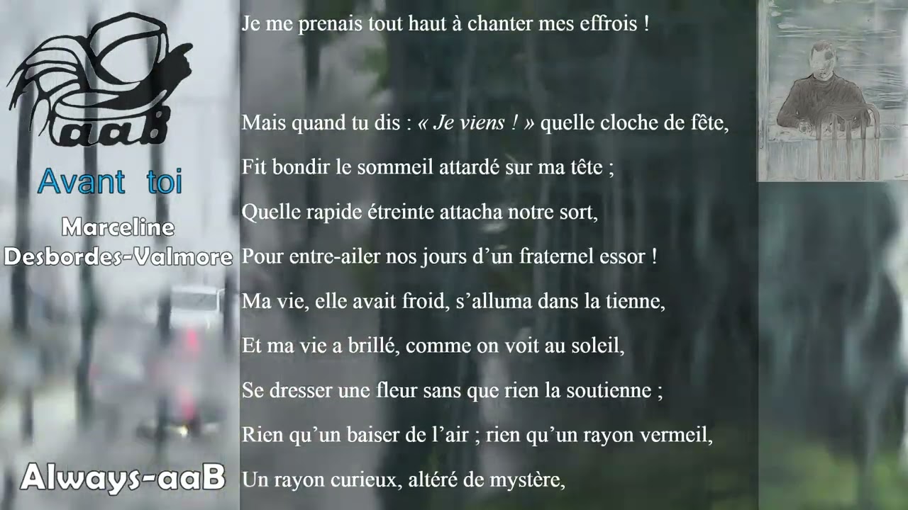 Marceline Desbordes-Valmore - AVANT TOI