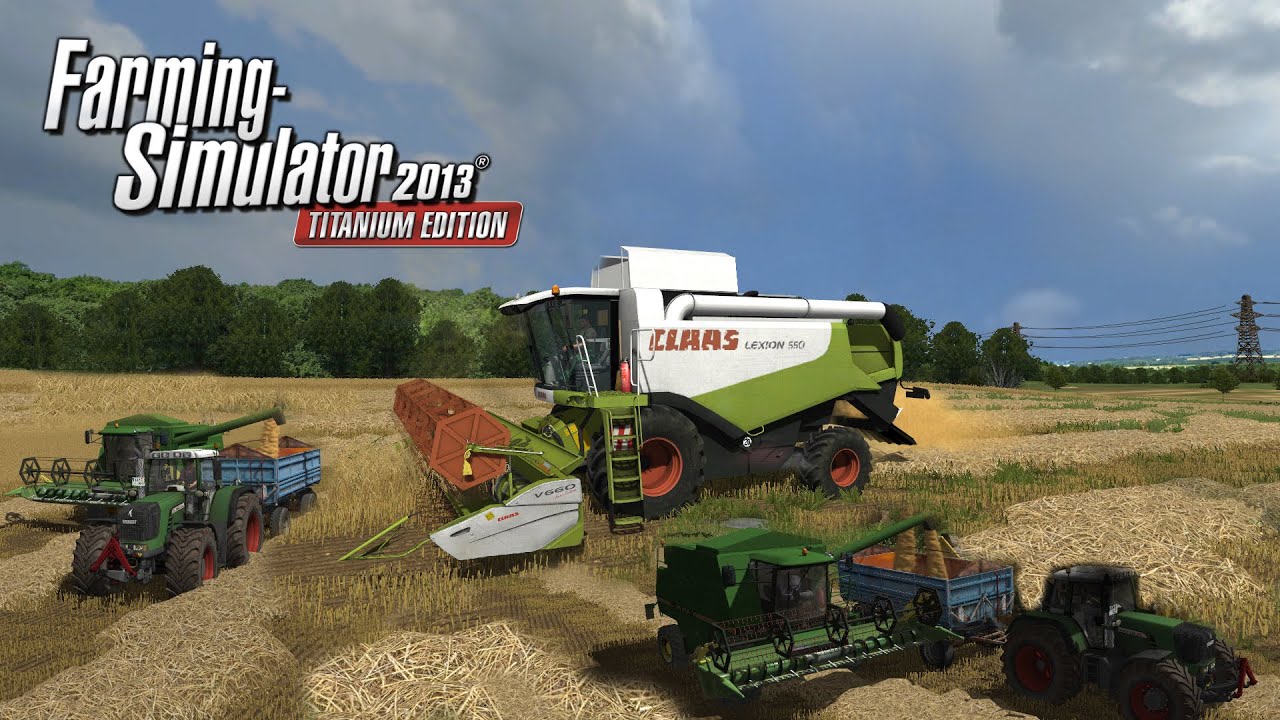 Farming Simulator 2013 Timelapse #01 Уборка/Harvesting