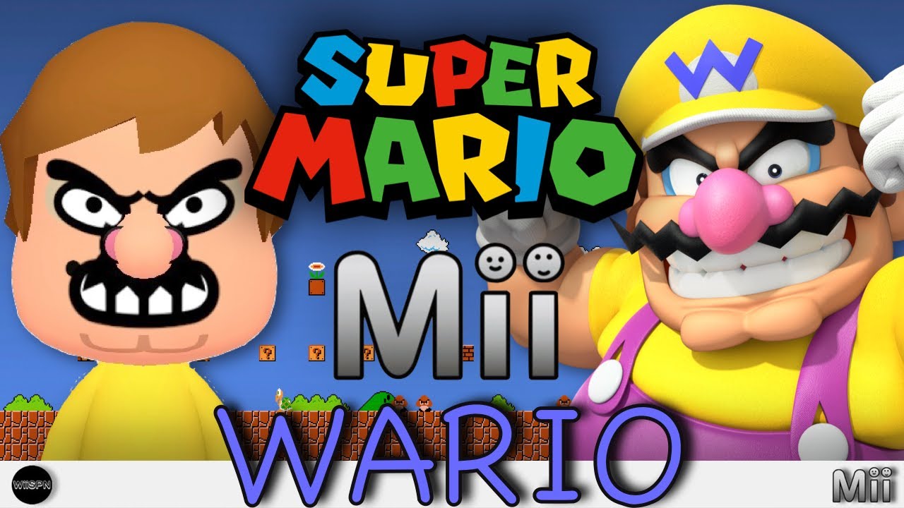 Wario Mii SUPER MARIO!