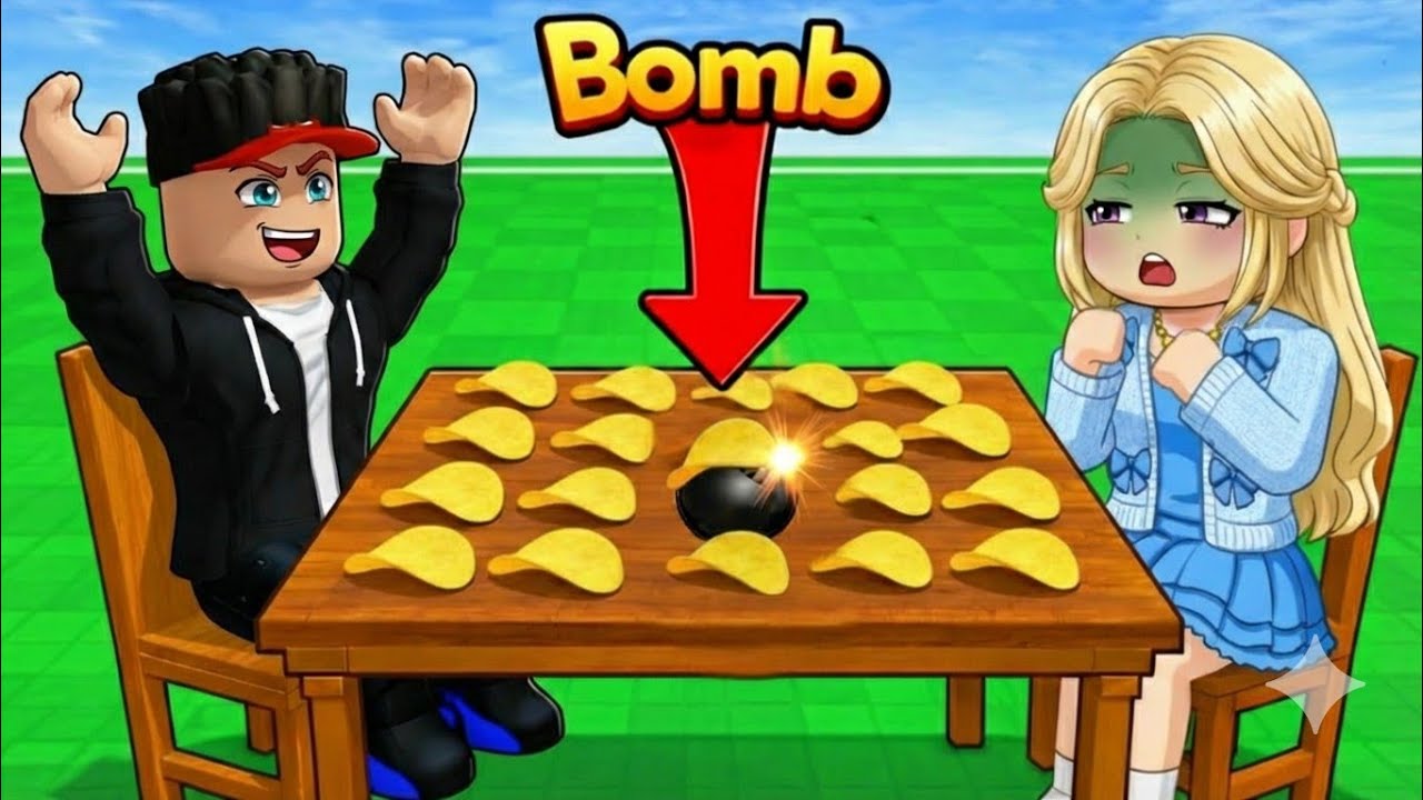 DON'T EAT THE 💣 BOMB CHIP CHALLENGE IN ROBLOX 😱 | BOMB CHIP ROBLOX! | CMD Plays