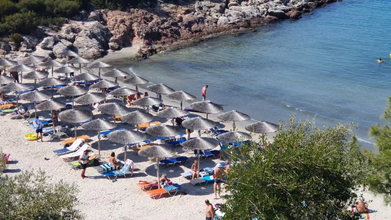 4K #NoFilter Atspas Beach in Skala Marion Thassos Greece September 2019