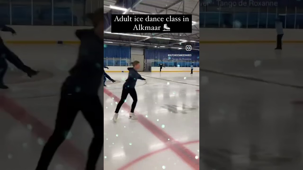 ⛸️ Adults skate too: ice dance class in the Netherlands ⛸️ #adultfigureskater