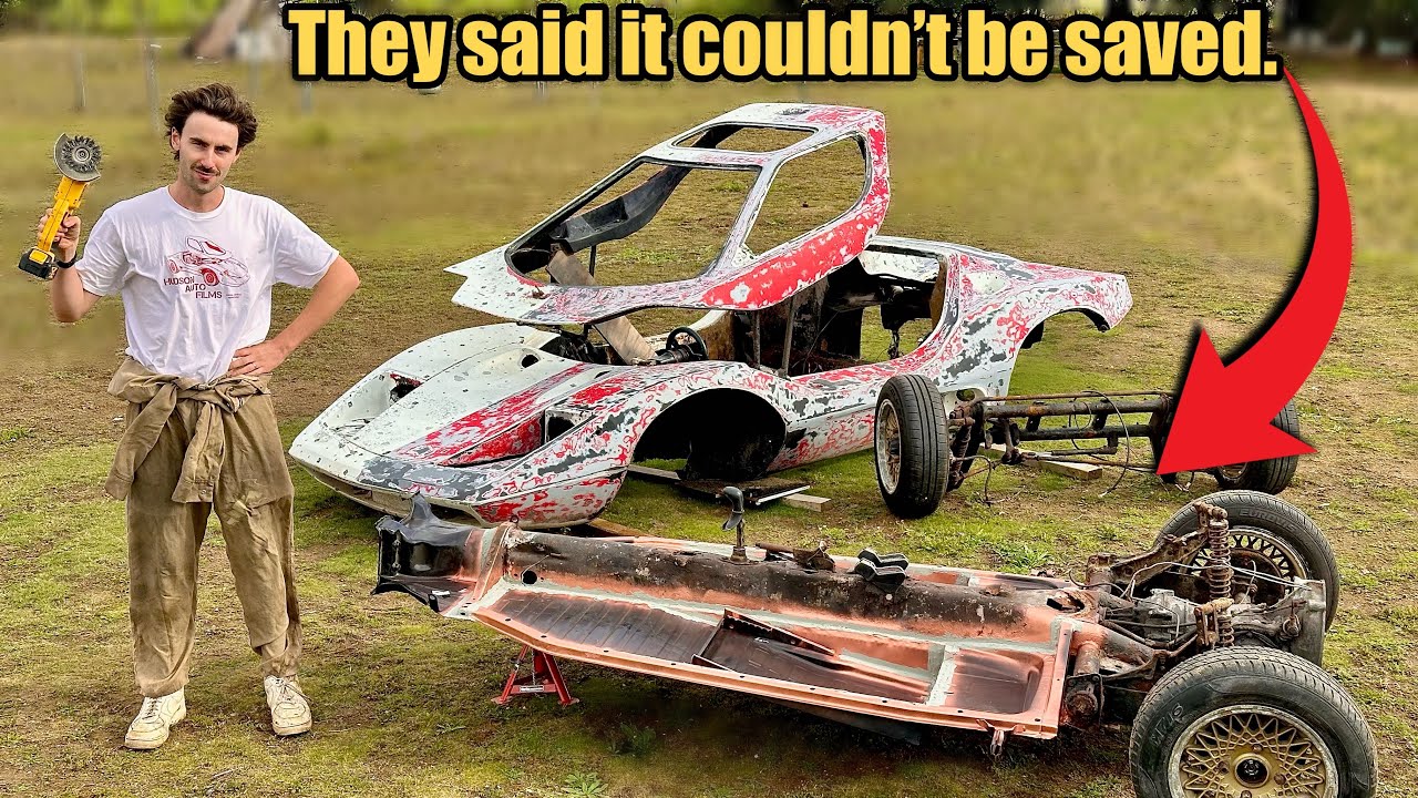 I Rebuilt the Destroyed Chassis on My Abandoned 80s Supercar