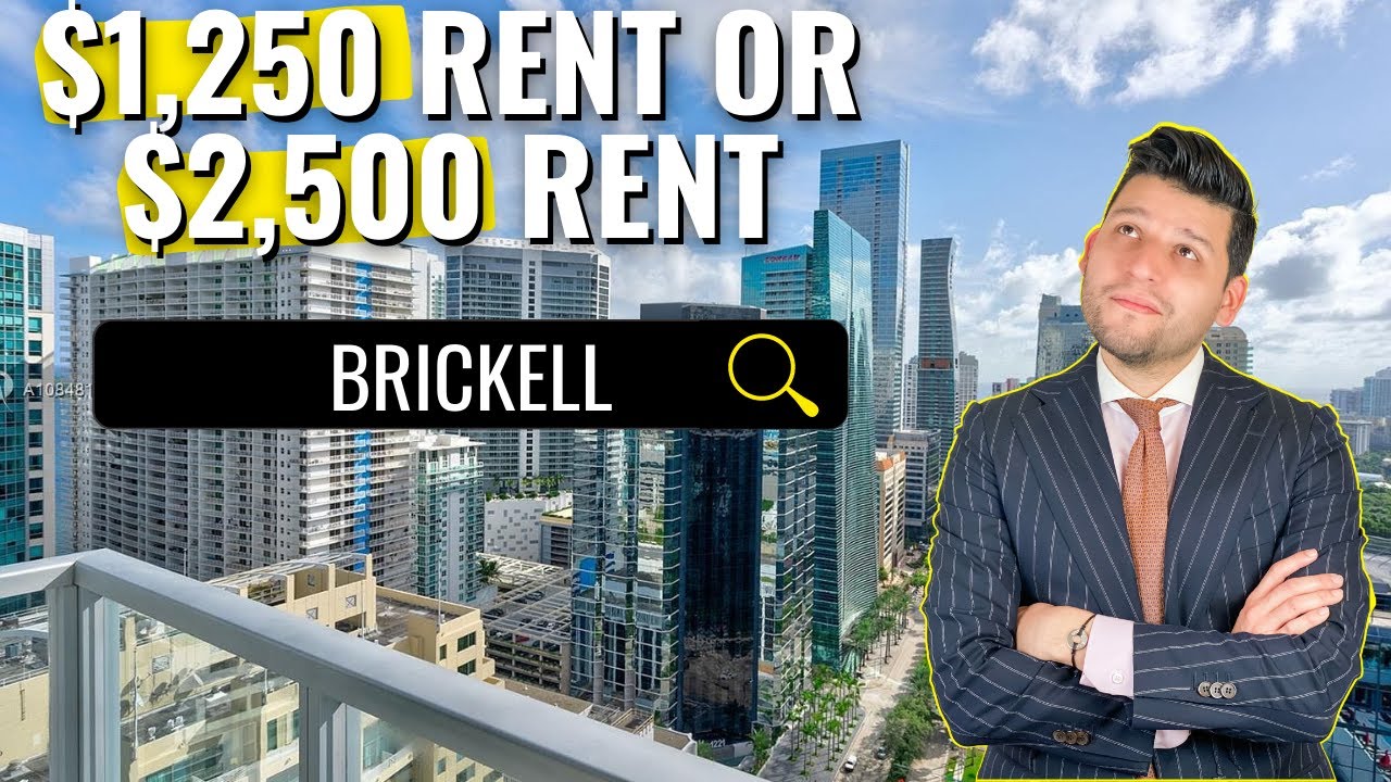 What $2,500 Rent gets YOU in Brickell | Miami Apartments tour