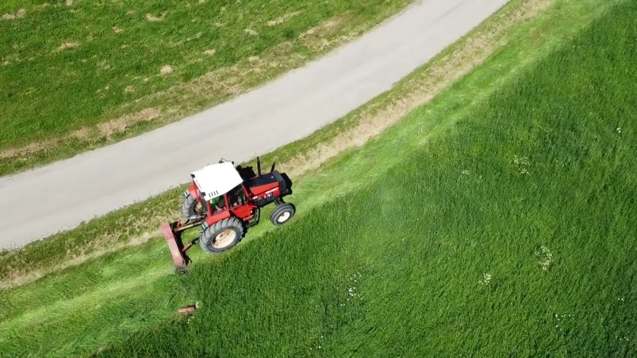 Heinän niittoa, Valmet ja Pomo