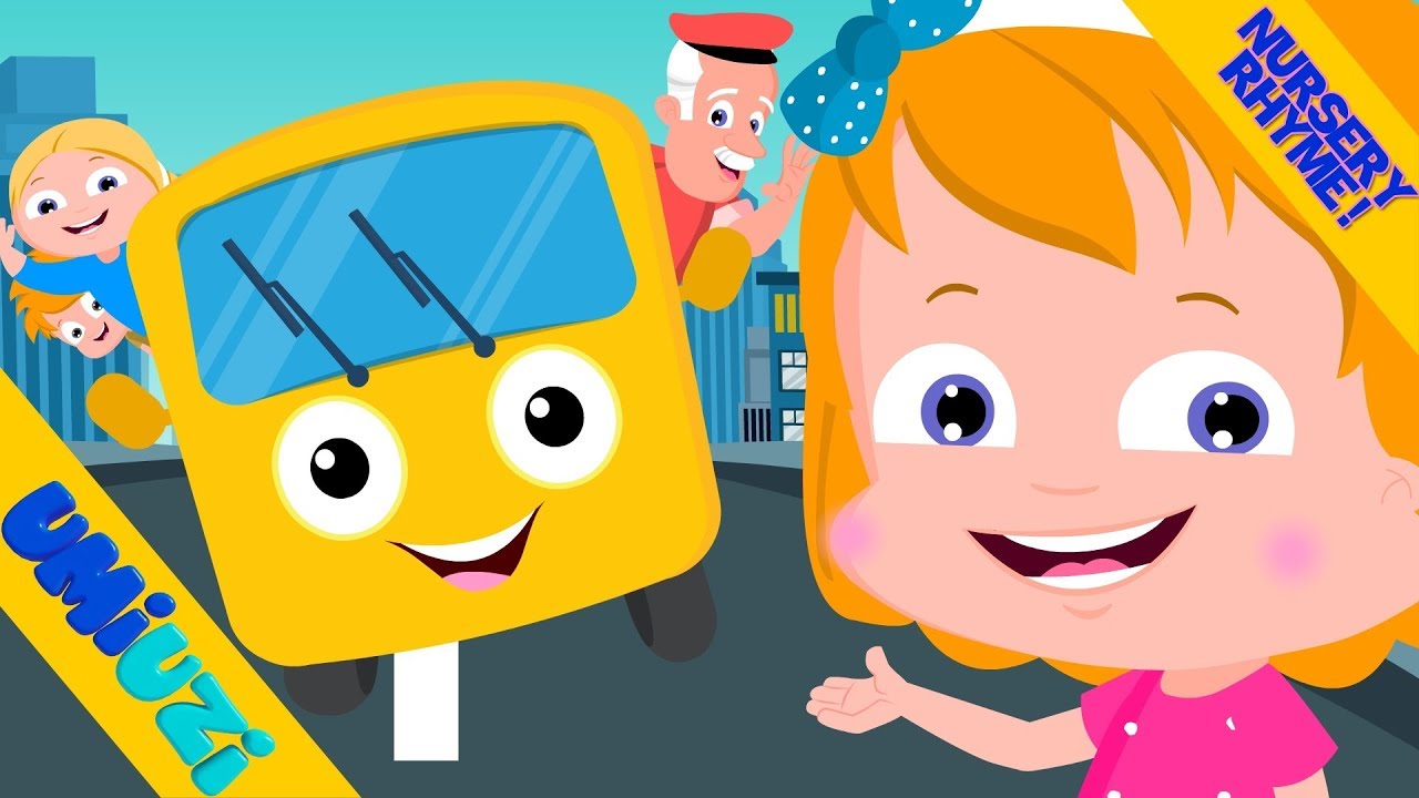Wheels on The Bus | Umi Uzi | Songs For Kids