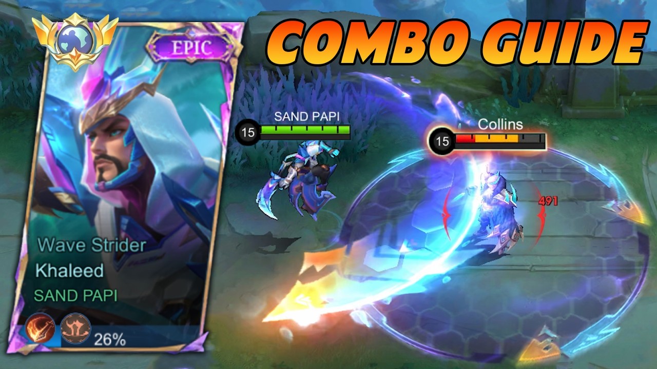 KHALEED GUIDE! THIS SKILL COMBO WILL DELETE YOUR ENEMIES BEFORE THEY CAN REACT!