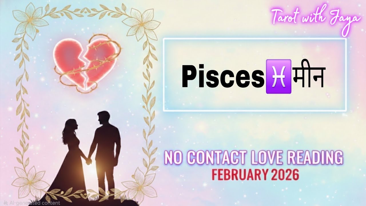 PISCES (मीन) in No Contact (separation)❤️‍🩹 February 2026 Tarot Love Reading in Hindi #timeless