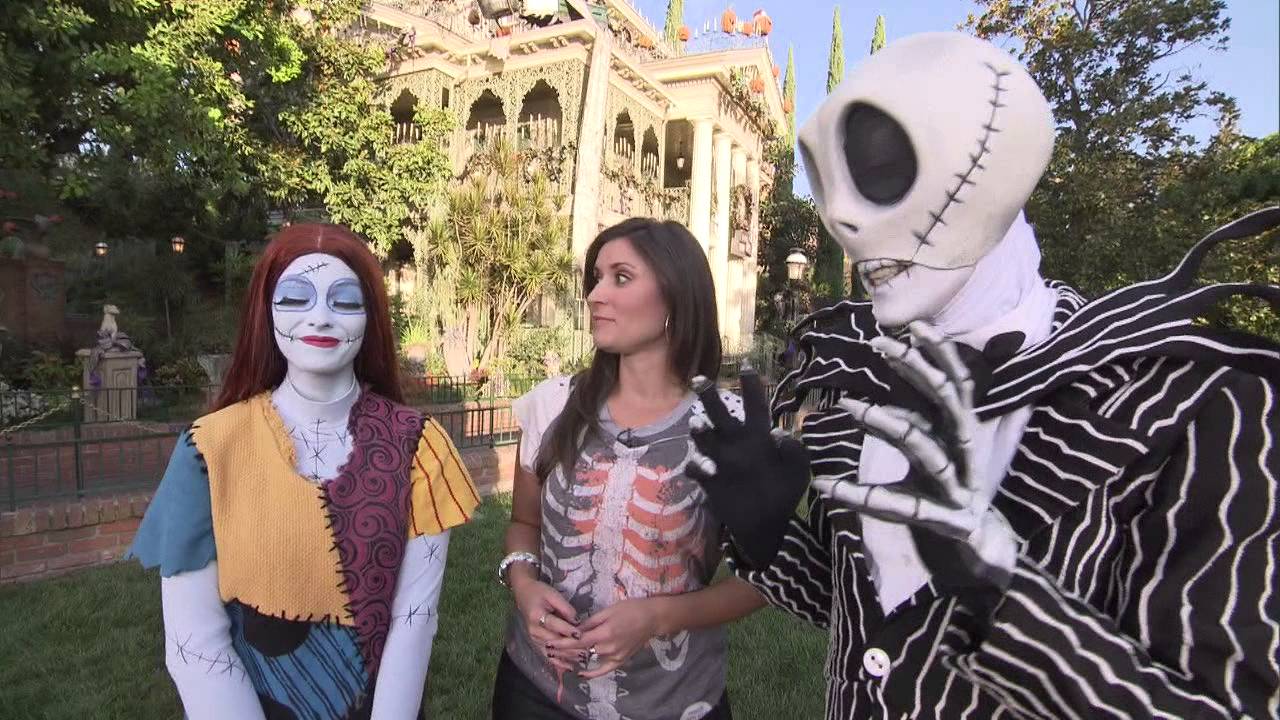 Disneyland Halloween Time 2014 overview with Jack and Sally at Haunted Mansion Holiday