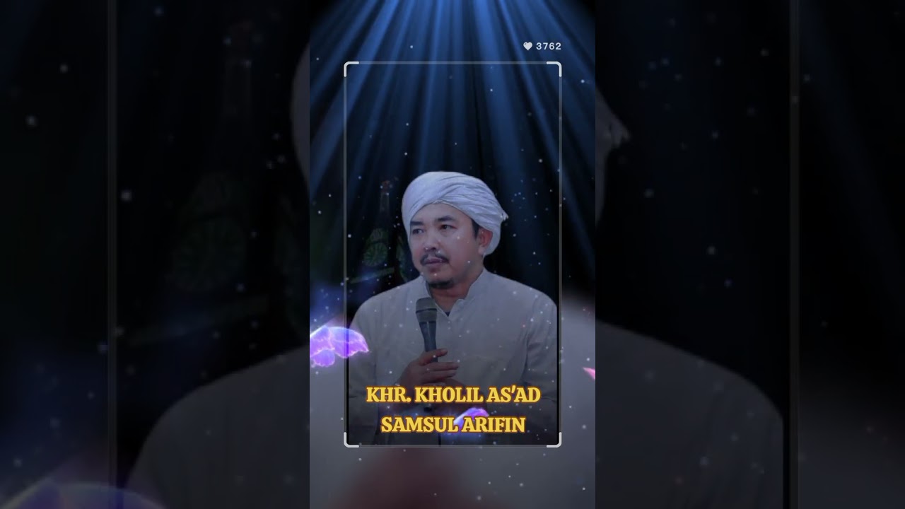 Pesan KHR. KHOLIL AS'AD Tentang sholawat