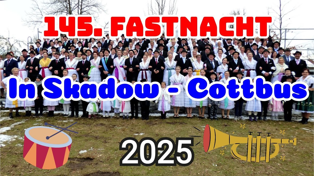 145. Fastnacht in Skadow - Cottbus / 2025 #brauchtum #tradition