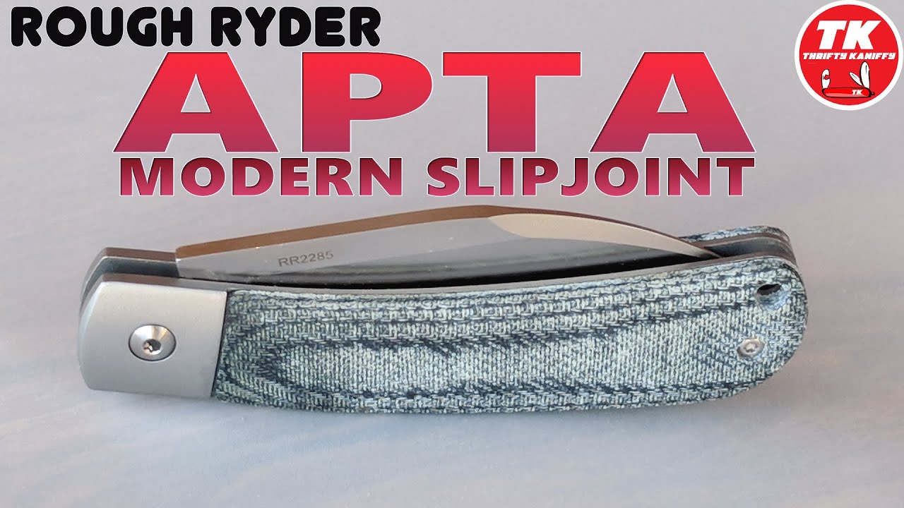 Карманный нож Rough Ryder APTA Blue Micarta Modern Slipjoint RR2285