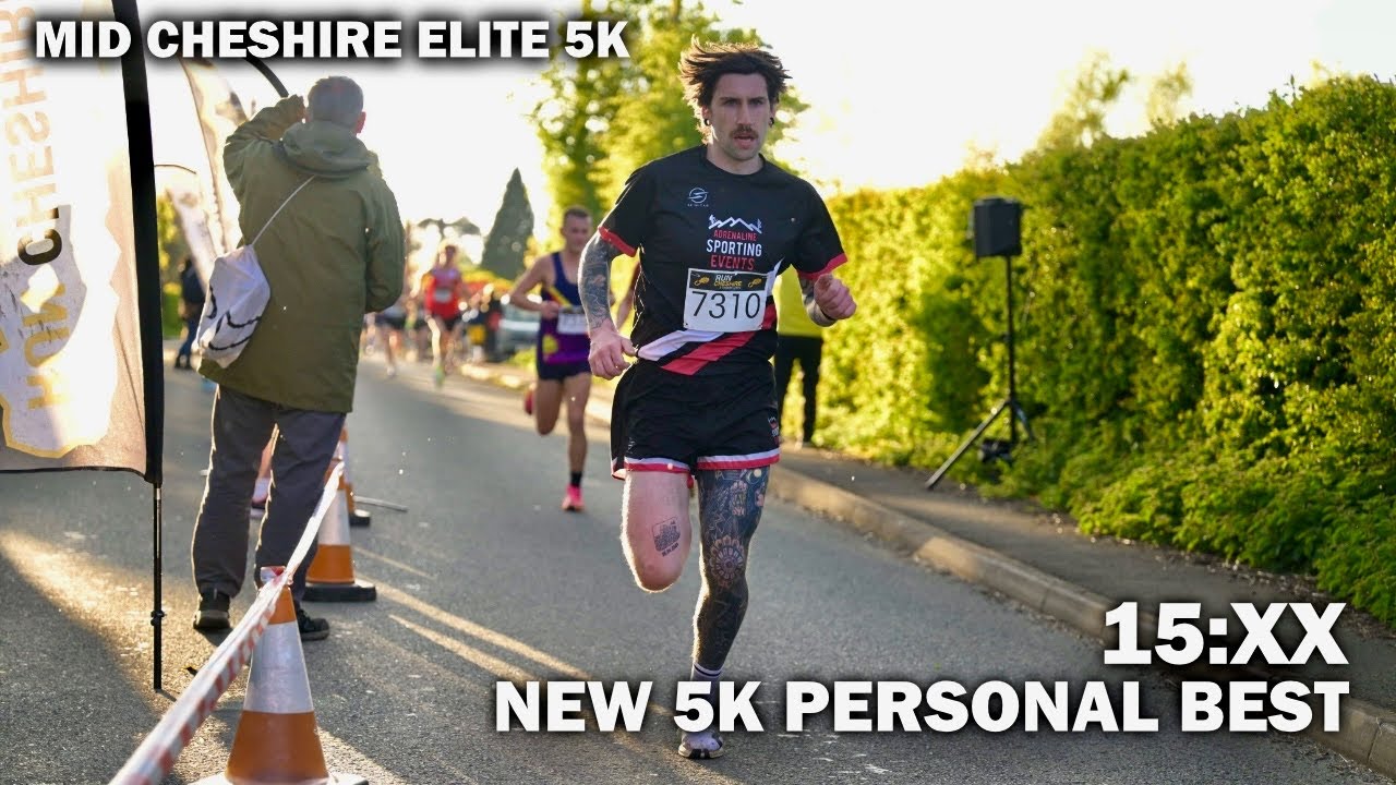 Breaking My 5k PB at Mid Cheshire 5k Road Race