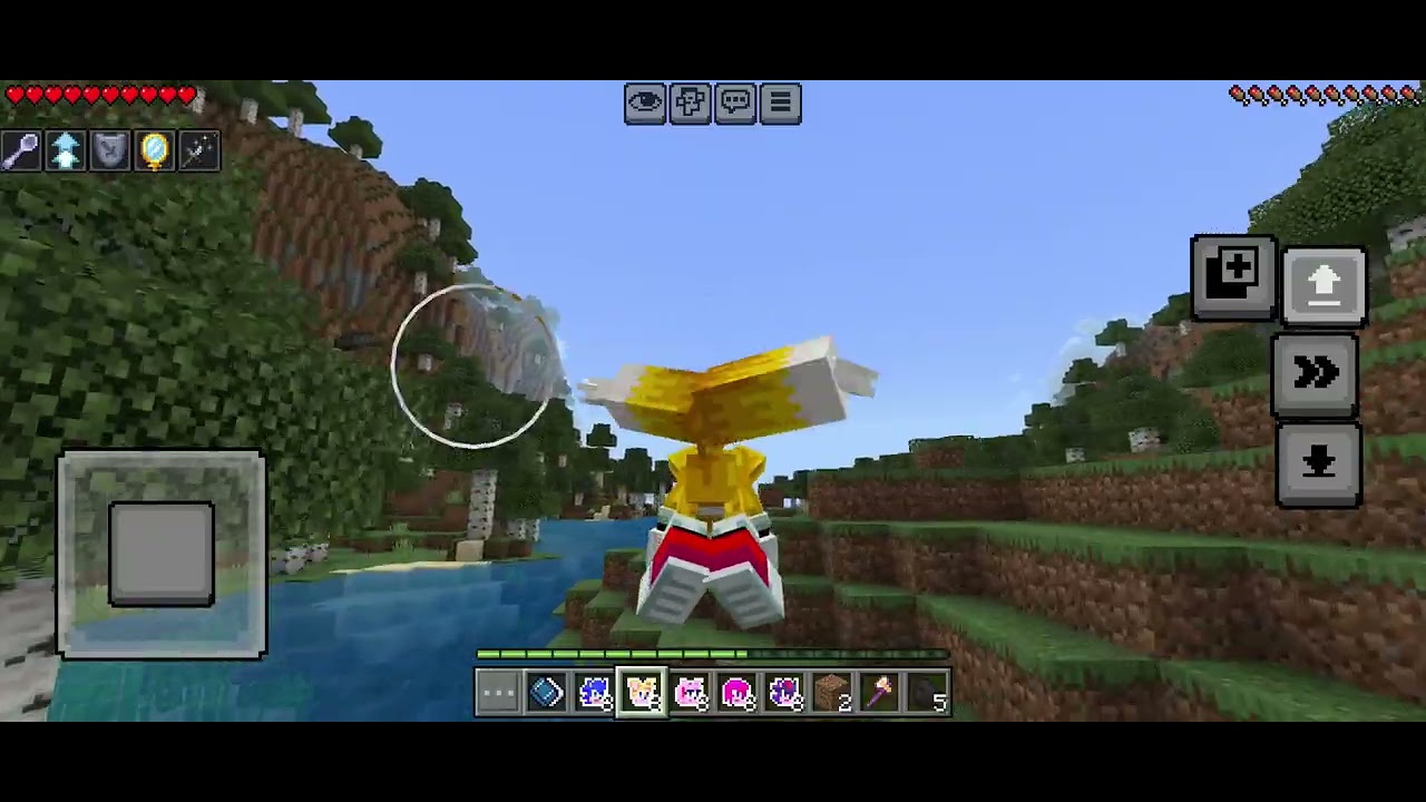 Minecraft'ta Sonic modunda oynuyorum ama sonraki videoda Süper Sonic olmaya karar verdim