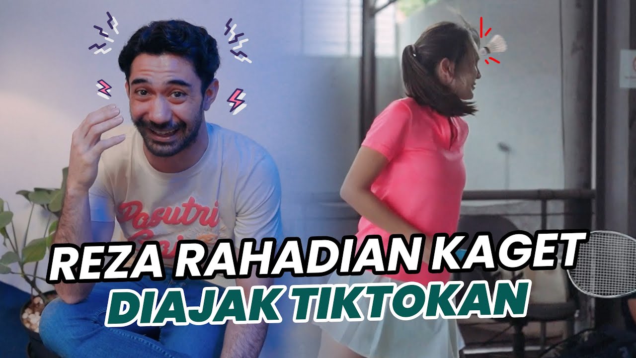 WADUH KEPALA LUNA MAYA KENA SMASH. REZA RAHADIAN KAGET DIAJAK TIKTOKAN