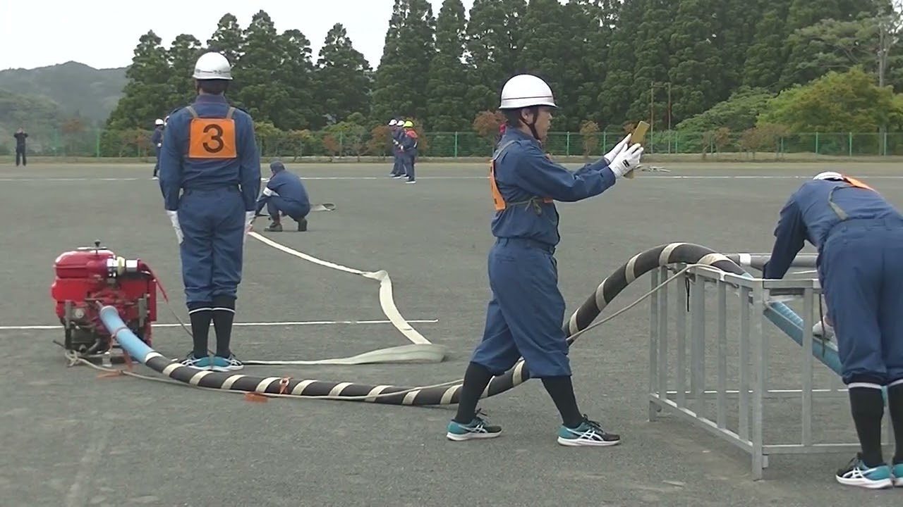 2023年5月14日(日)　[後]　第17回いすみ市操法大会　小型ポンプ操法　優勝　7分団