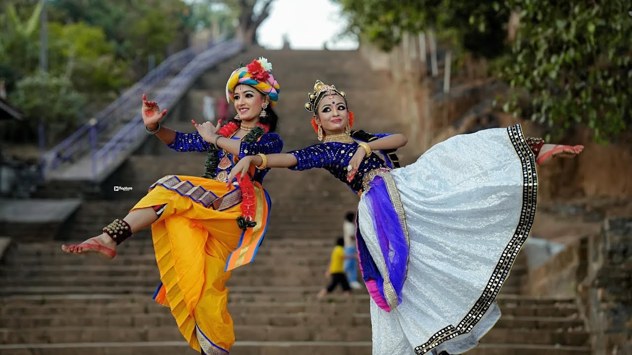 Radha Krishna dance. Unnai Kaanadhu Naan🤍