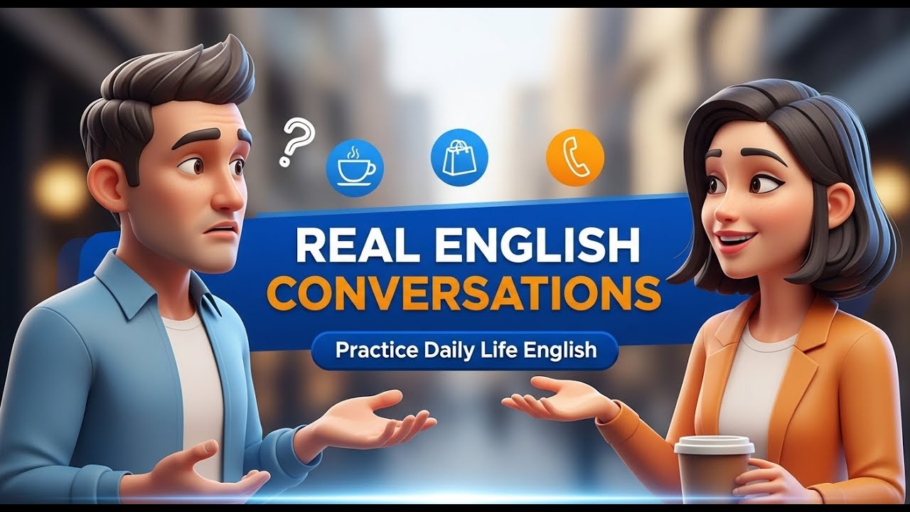 Daily English Conversations for Beginners | Practice Speaking in Real Life