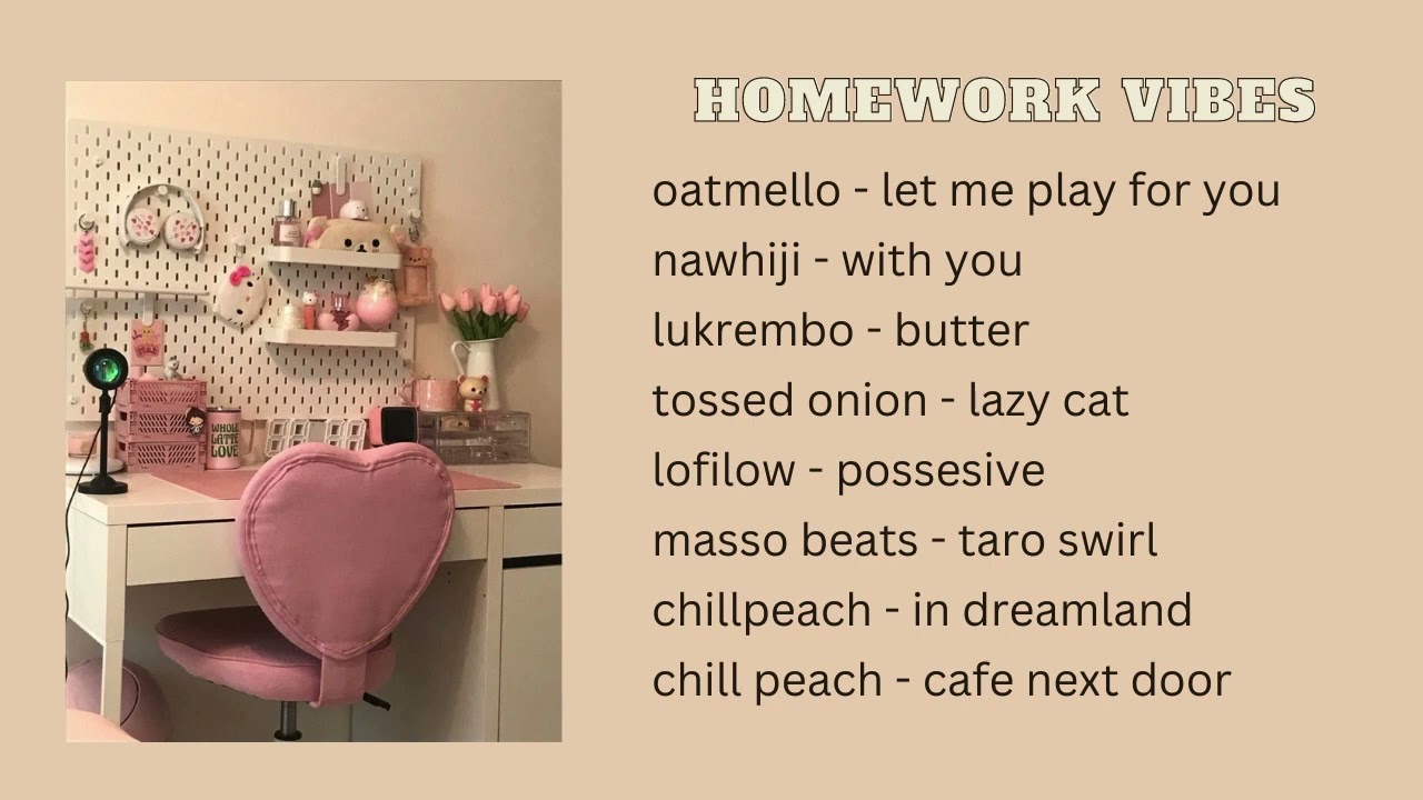 homework vibes / a lofi playlist (relax, work, study, meditate)