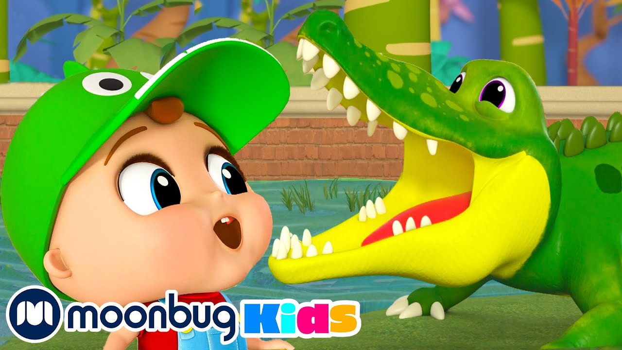🐊 Jo&atilde;ozinho Visita os Animais no Zool&oacute;gico 🐊 | Little Angel Brasil | Moonbug Kids - M&uacute;sicas Infantis
