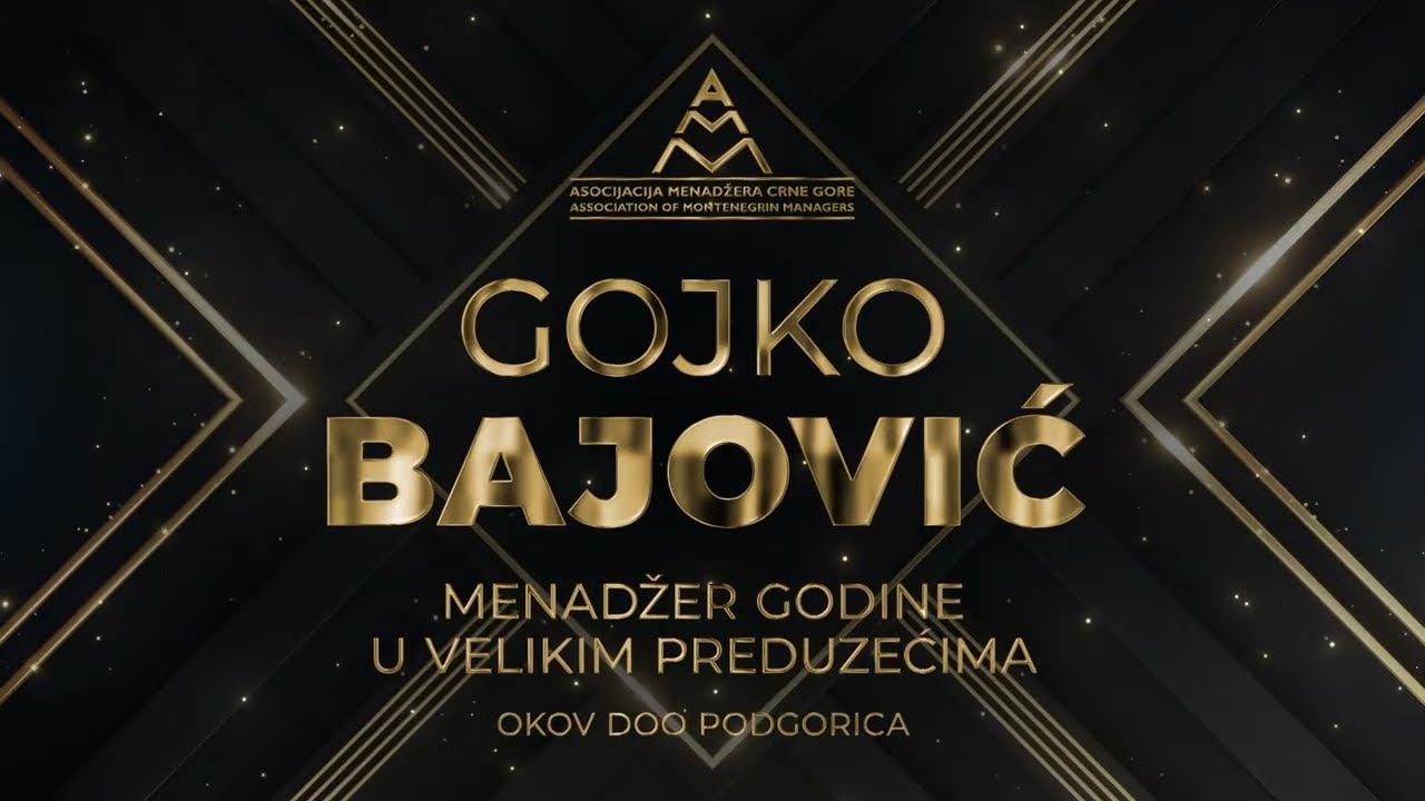 Gojko Bajović - Menadžer godine u velikim preduzećima