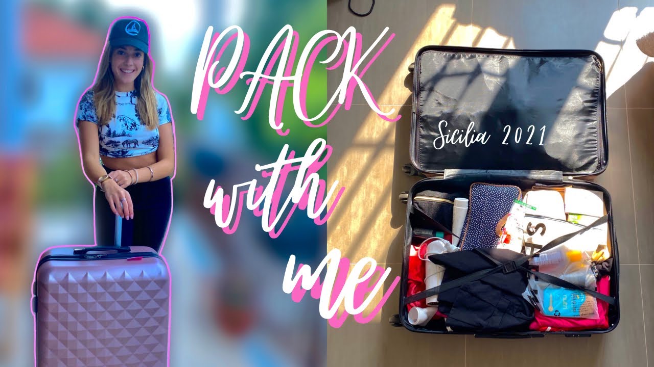 PACK WITH ME♡︎ prepariamo la valigia insieme, partenza Sicilia 2021