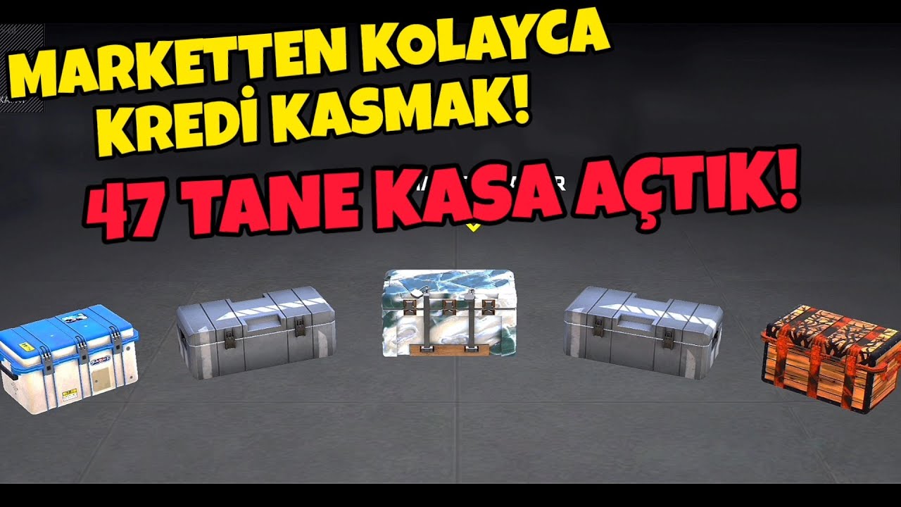 MARKETTEN KREDİ KASMA TAKTİKLERİ & 47 TANE DÜMENDEN KASA AÇTIK | Critical Ops Türkçe