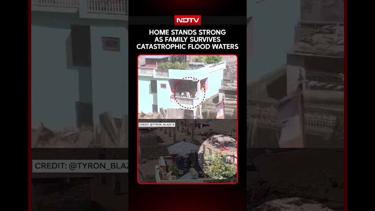 Nepal Flood News | In Nepal Flash Floods, A House Stands Amid Destruction. Family Rescued Safely