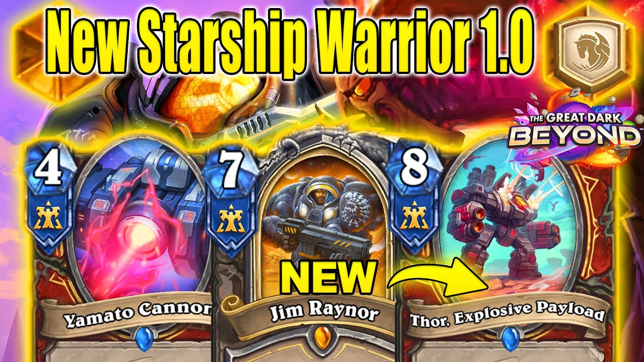 NEW Starship Control Warrior Deck 1.0 is Best To Craft! The Great Dark Beyond Mini-Set | Hearthstone
