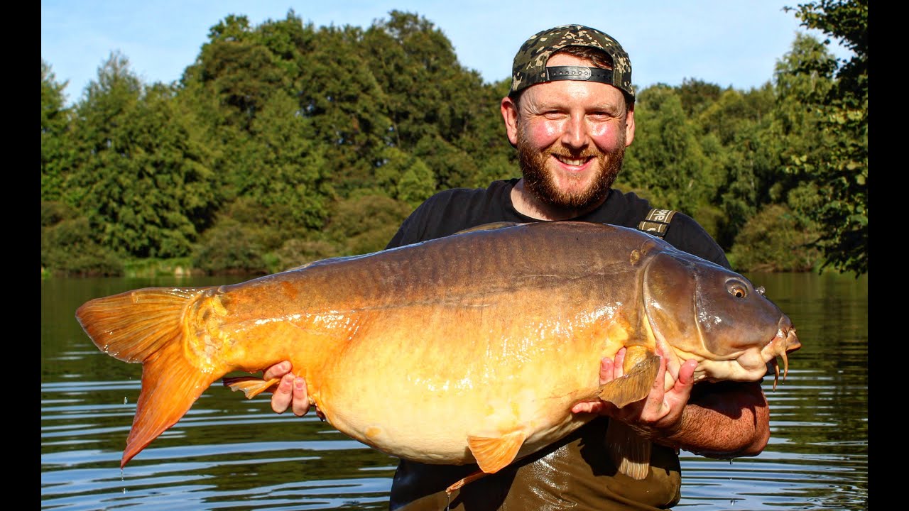 My 48.14lb Mirror Caught From Etang De Villaine!