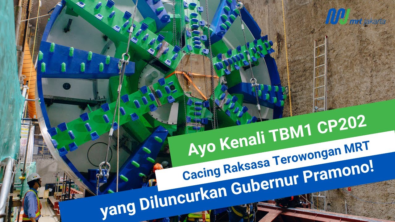 Mengenal TBM1 MRT Jakarta CP202, Mesin Bor Terowongan yang Siap Hubungkan Stasiun Fase 2A!