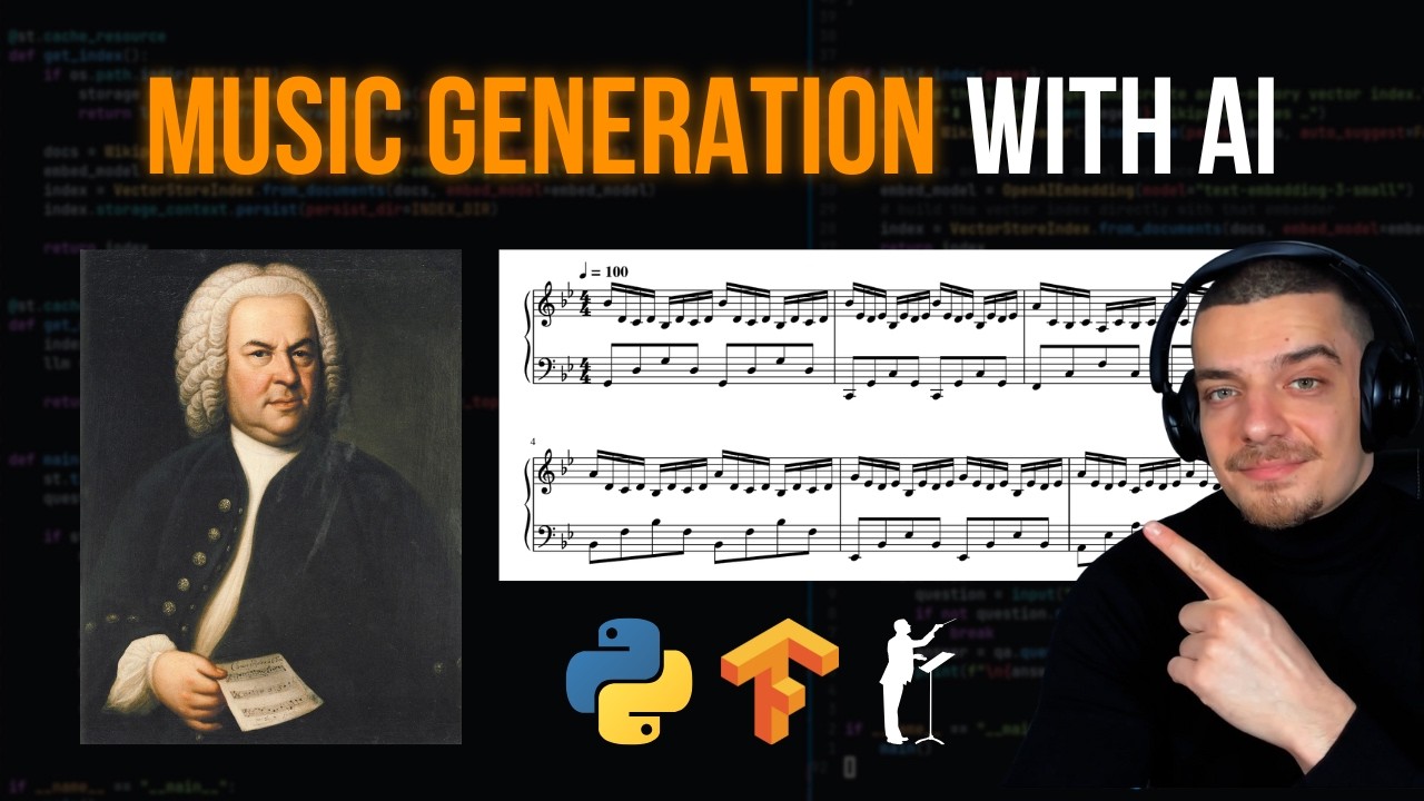 Composing Bach-Like Music with Neural Networks in Python (Tensorflow)