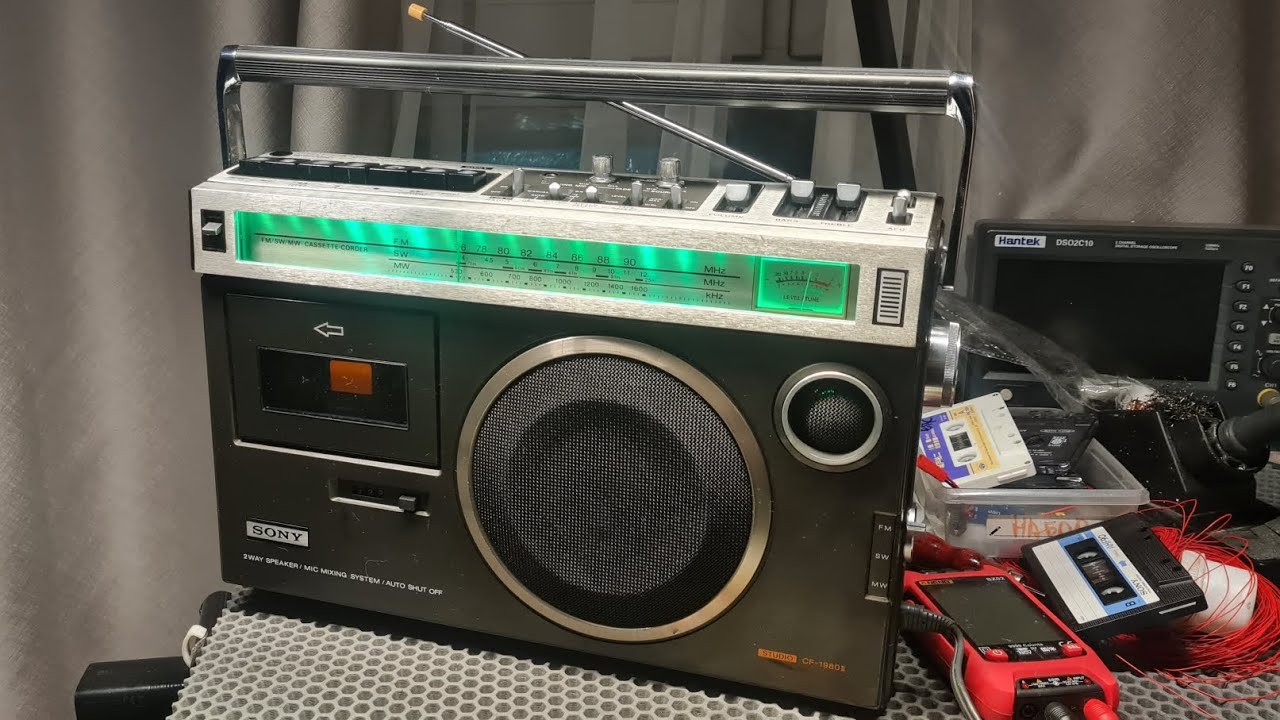 Бомбический Sony Studio CF-1980 MK II (CF-480S) 1976 год. Король моно!