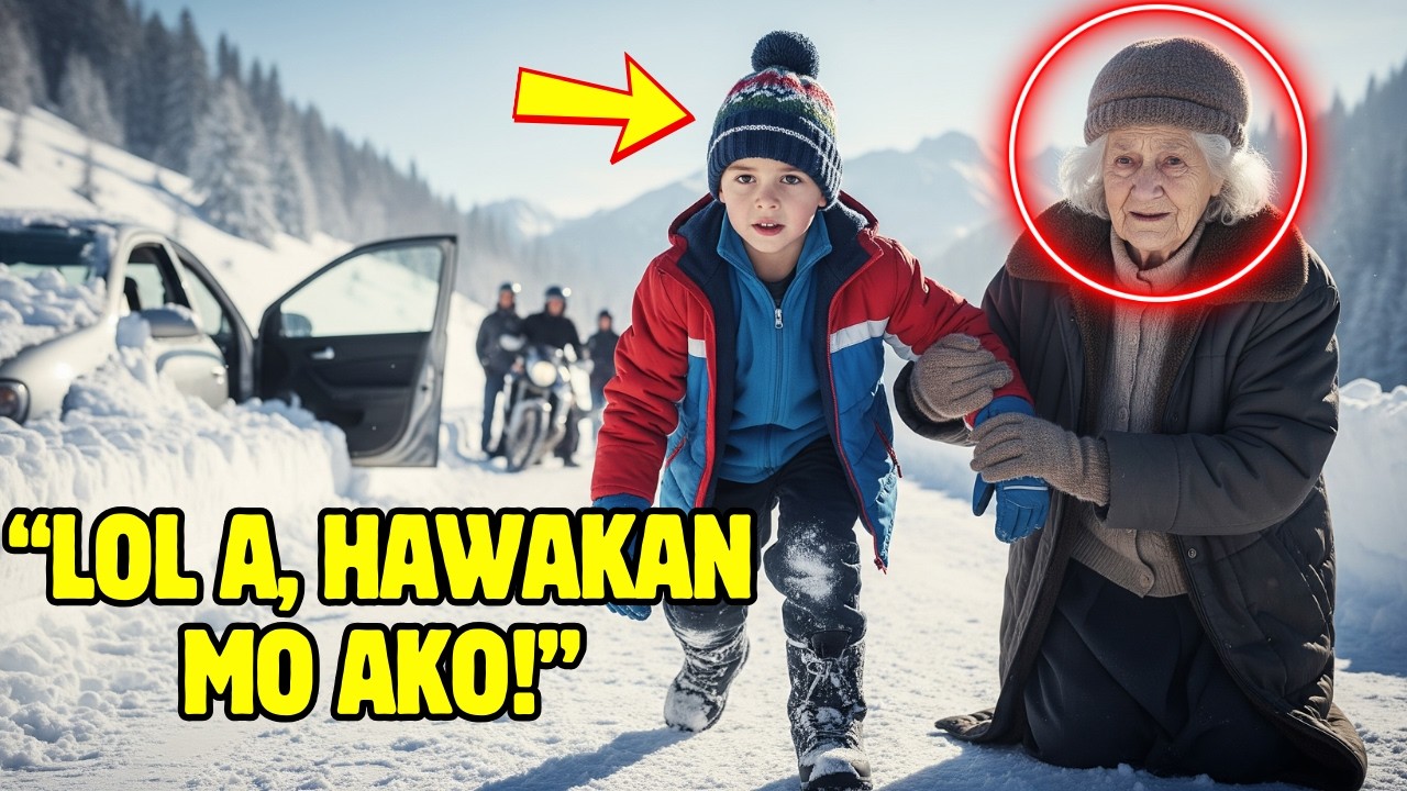 BATANG 7 TAONG GULANG, SINUGOD ANG BAGYO PARA ILIGTAS ANG LOLANG INIWAN SA NIYEBE!