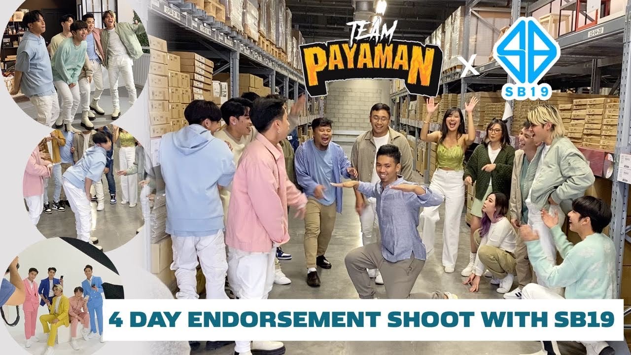 Team Payaman x SB19 Dance Battle (4 Days endorsements Shoot )