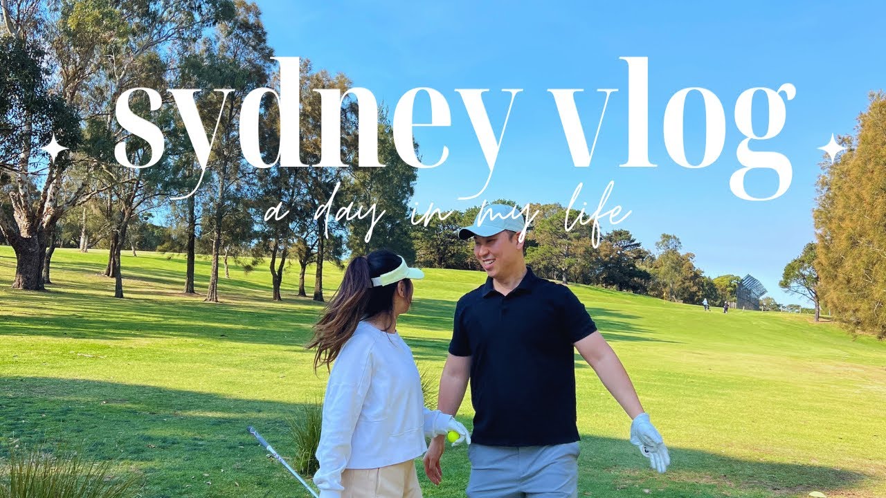 [🇦🇺VLOG] 우당탕탕 시드니 일상 브이로그 I 골프 예약이 있었는데 없어짐, 흰바지에 커피 쏟기, 문닫은 카페 구경하기